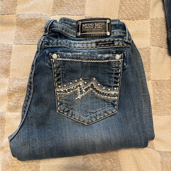 Miss Me Denim - Miss Me Women's Dark Blue Boot Cut Jeans